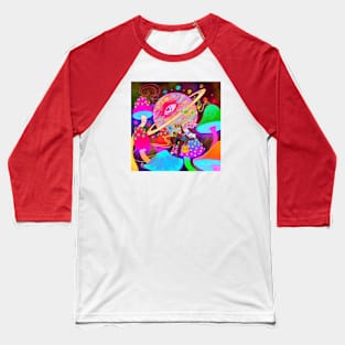 Mush To Do in Space Baseball T-Shirt